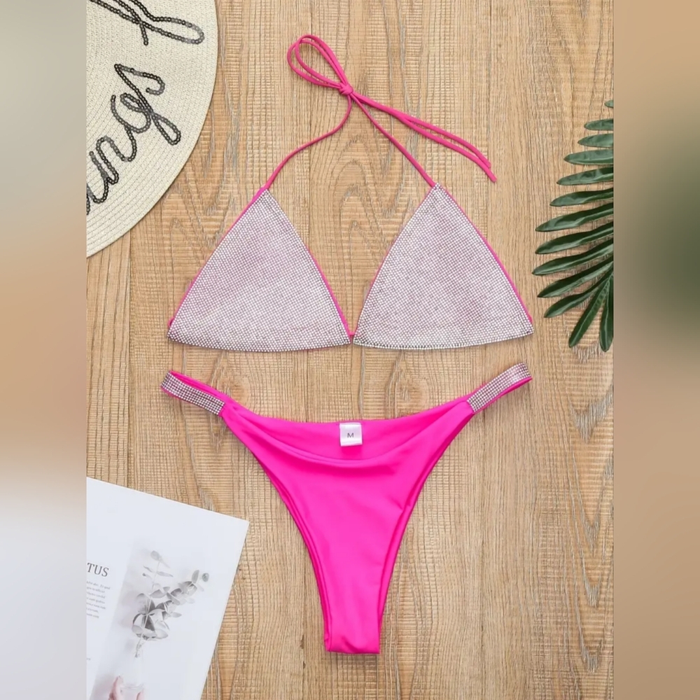 Bikini Set, High Stretch Women's Bathing Suit